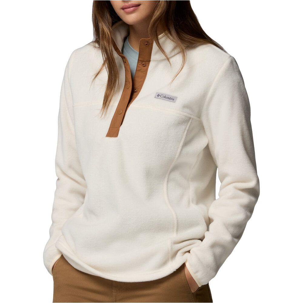 Benton springs forro polar mujer Blanco (XS)
