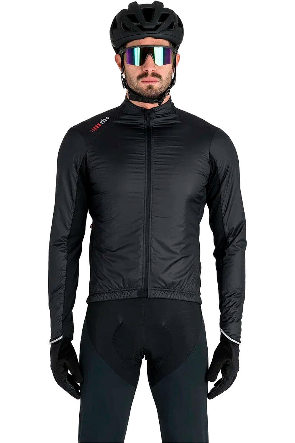 Primaloft cortavientos ciclismo hombre Negro (L)