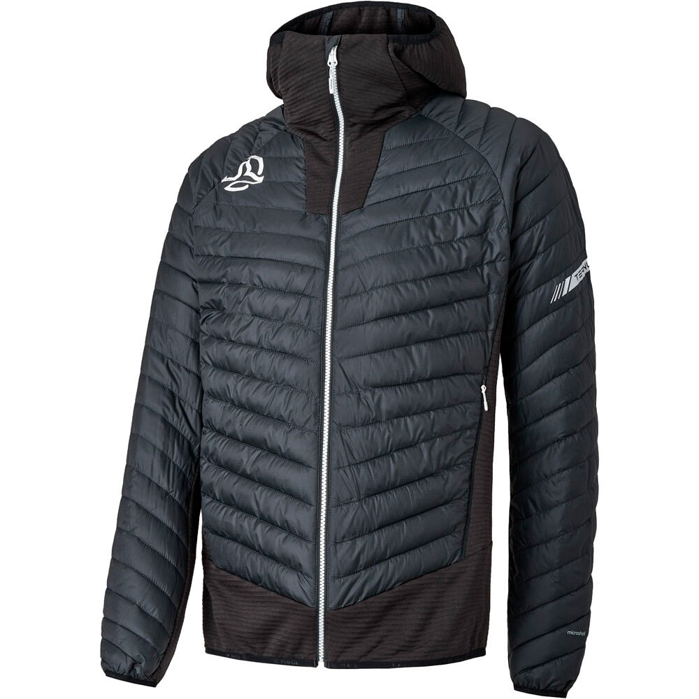 Spike hybrid chaqueta outdoor hombre Negro (L)