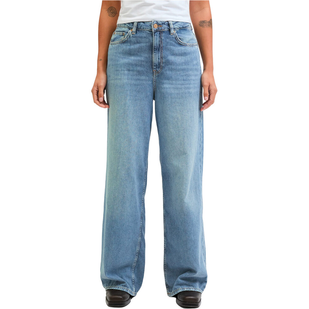 J&J; tokyo pantalón mujer Azul (L)