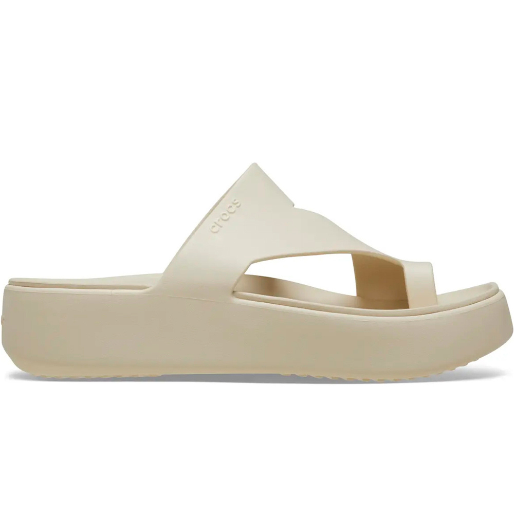 Getaway platform toe loop zueco mujer Gris (39-40)