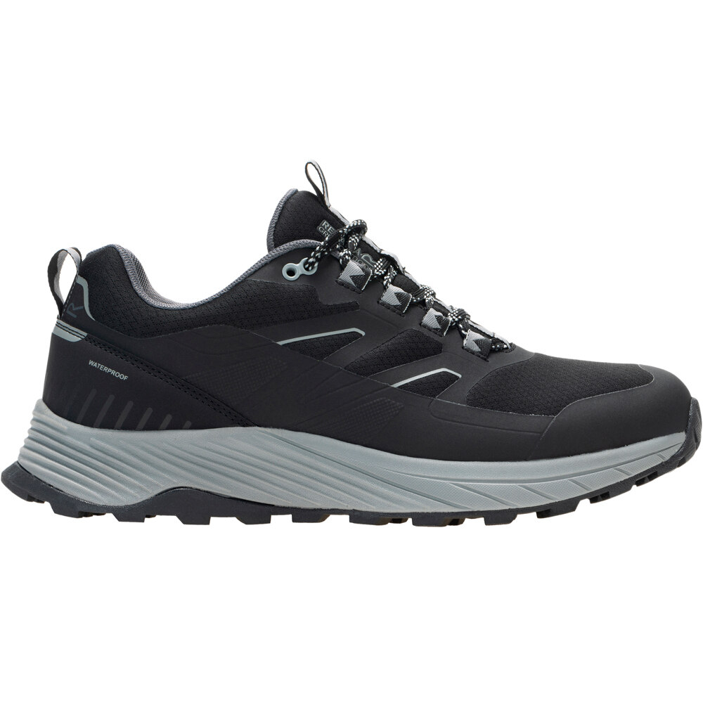 Ravika zapatilla trekking hombre Negro (43)