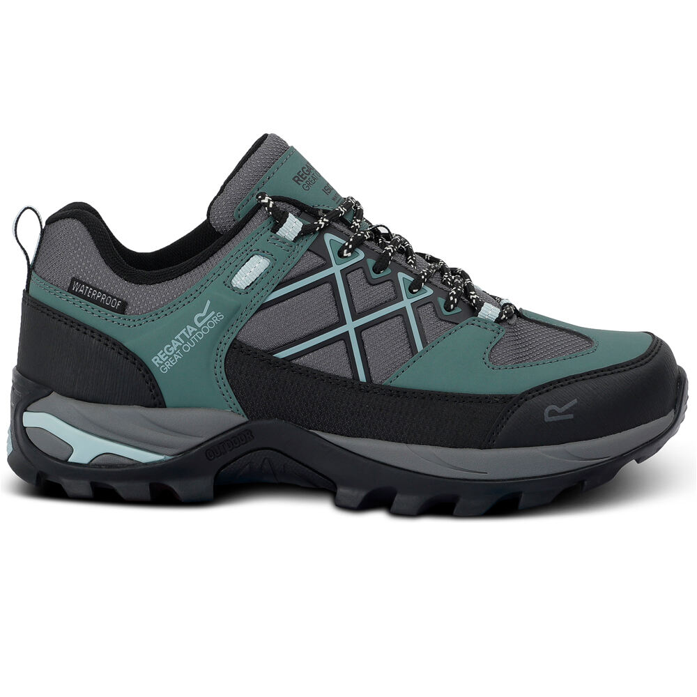 Samaris iii low zapatilla trekking mujer Verde (40)