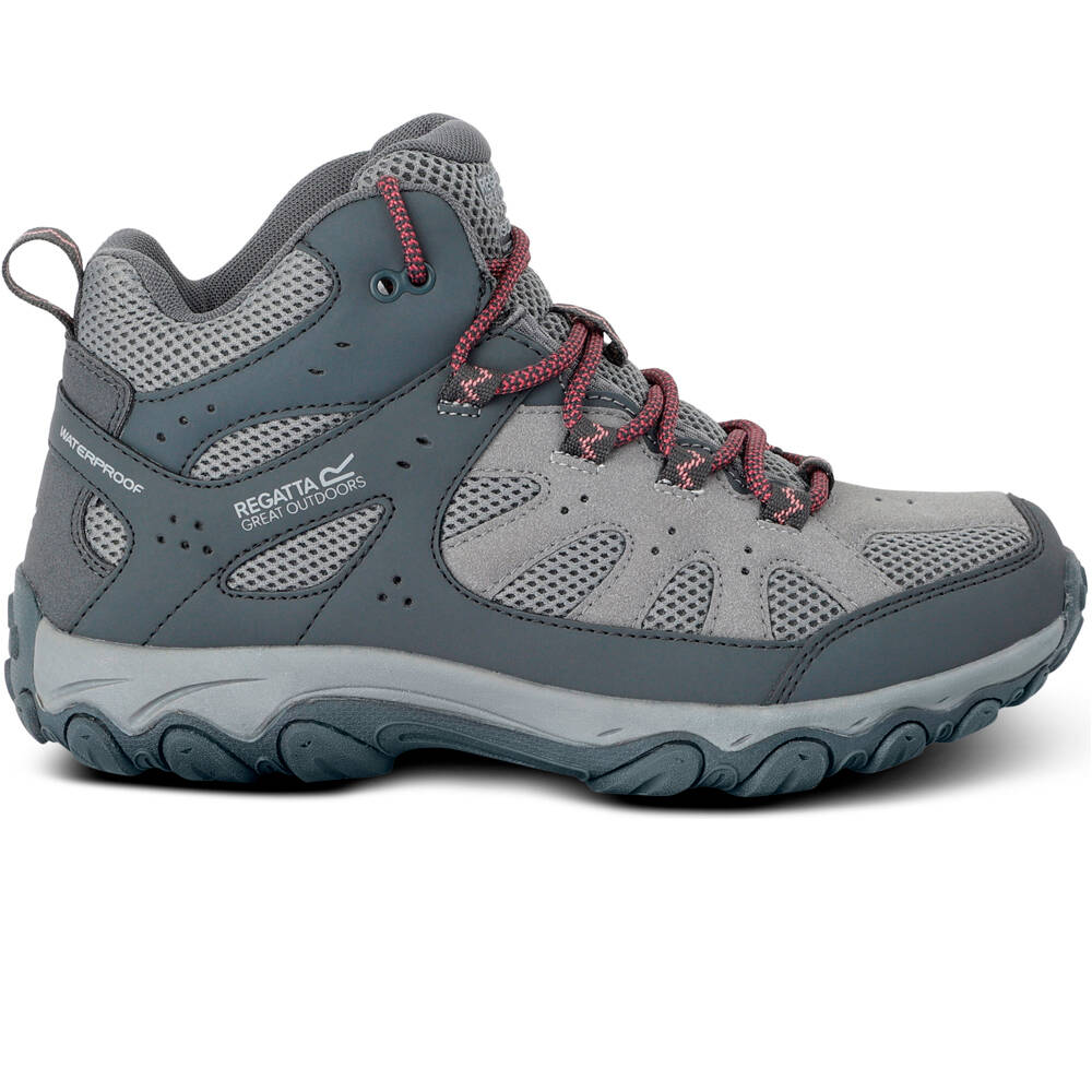 Edge point iv mid bota trekking mujer Gris (41)