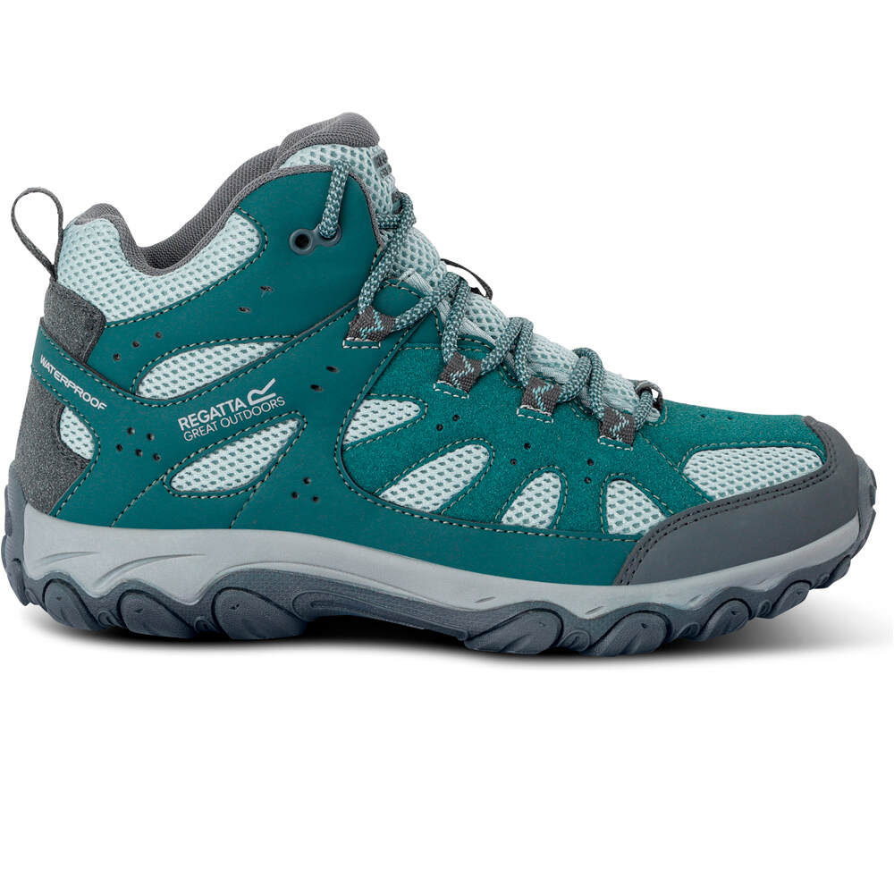 Edge point iv mid bota trekking mujer Verde (36)