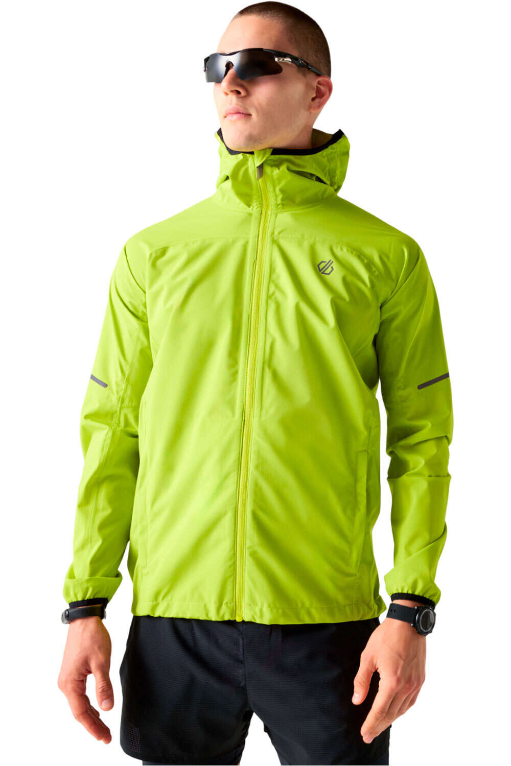 Ultralite chaqueta impermeable hombre Verde (XS)