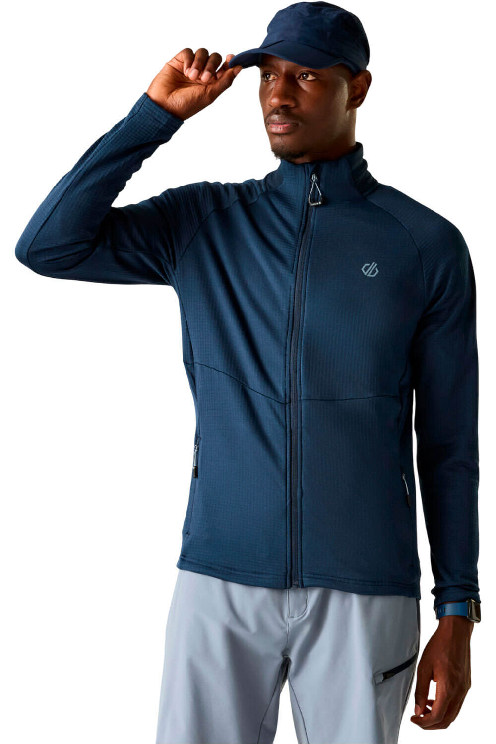 Apex stretch mid forro polar hombre Marino (S)