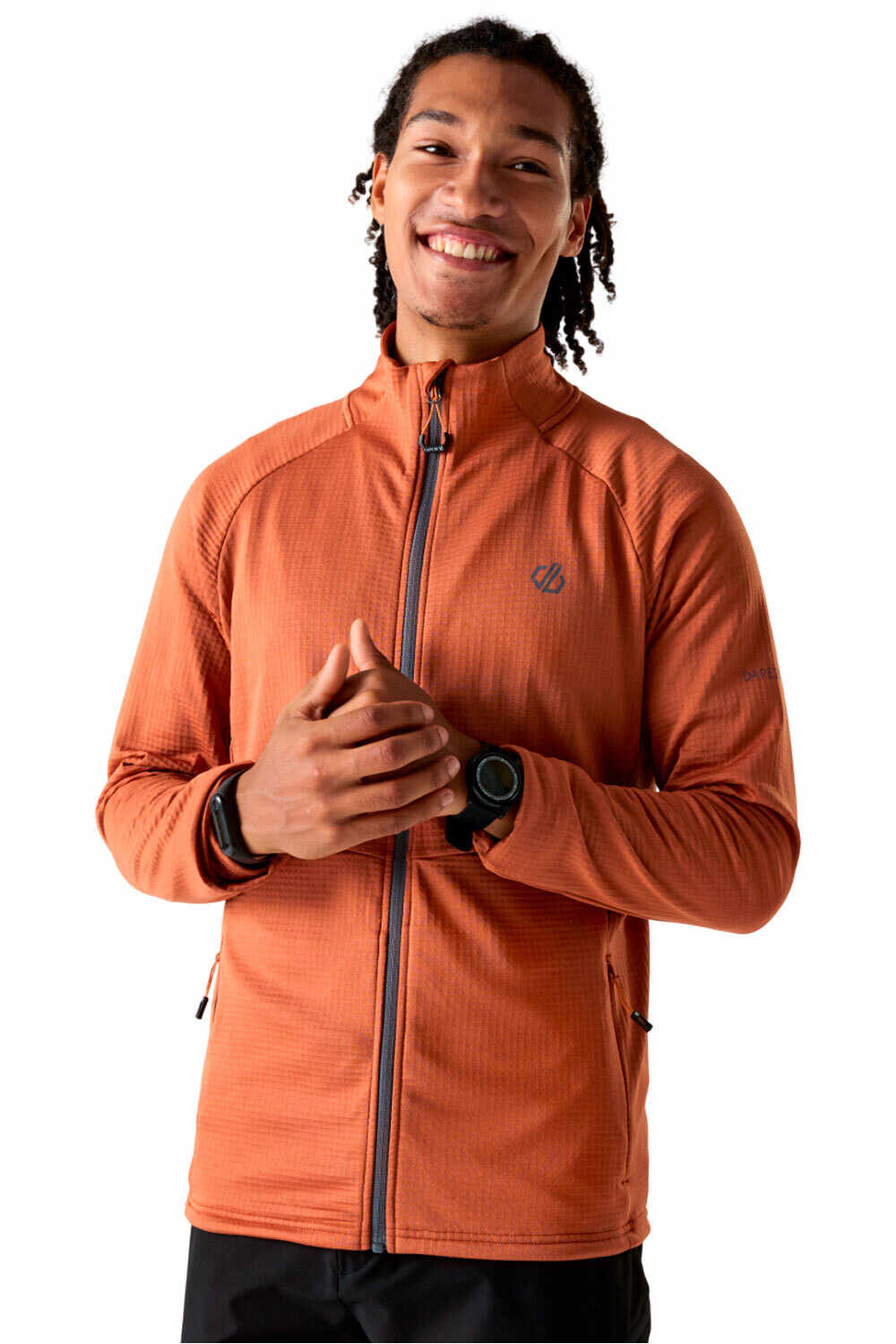 Apex stretch mid forro polar hombre Naranja (XL)