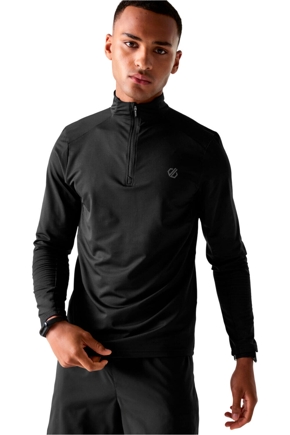 Power up iv camiseta montaña manga larga hombre Negro (S)