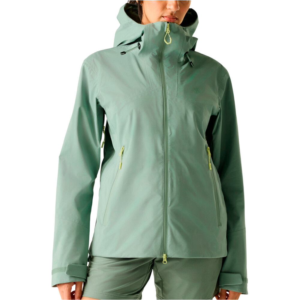 Haik 3l chaqueta impermeable mujer Verde (18)
