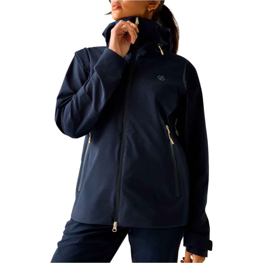 Haik 3l chaqueta impermeable mujer Marino (12)