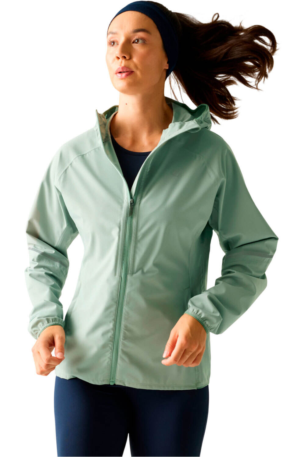 Ultralite chaqueta impermeable mujer Verde (16)