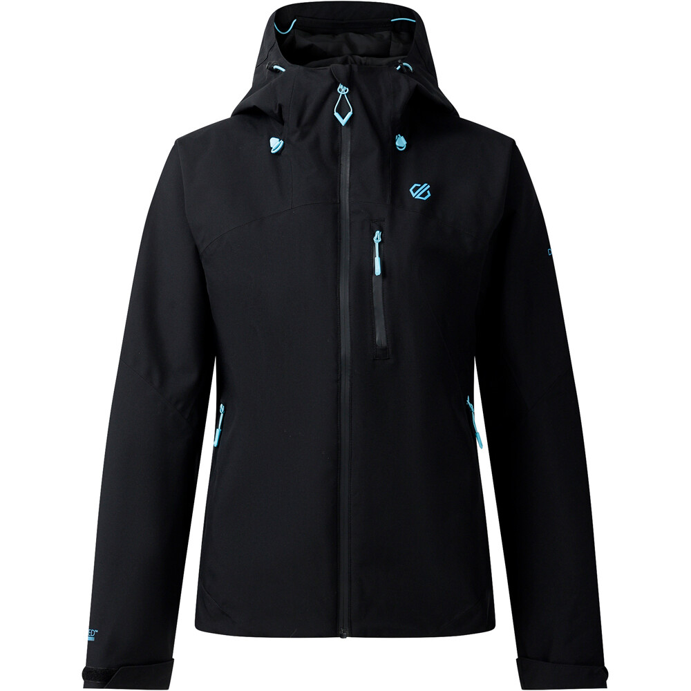 Torrek iii chaqueta impermeable mujer Negro (18)
