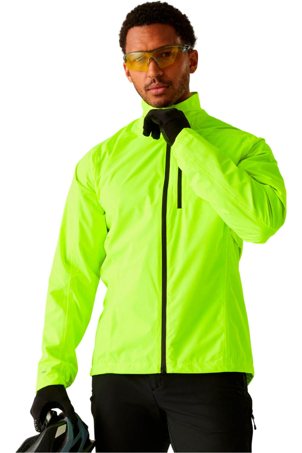 Tor cortavientos ciclismo hombre Amarillo (XL)