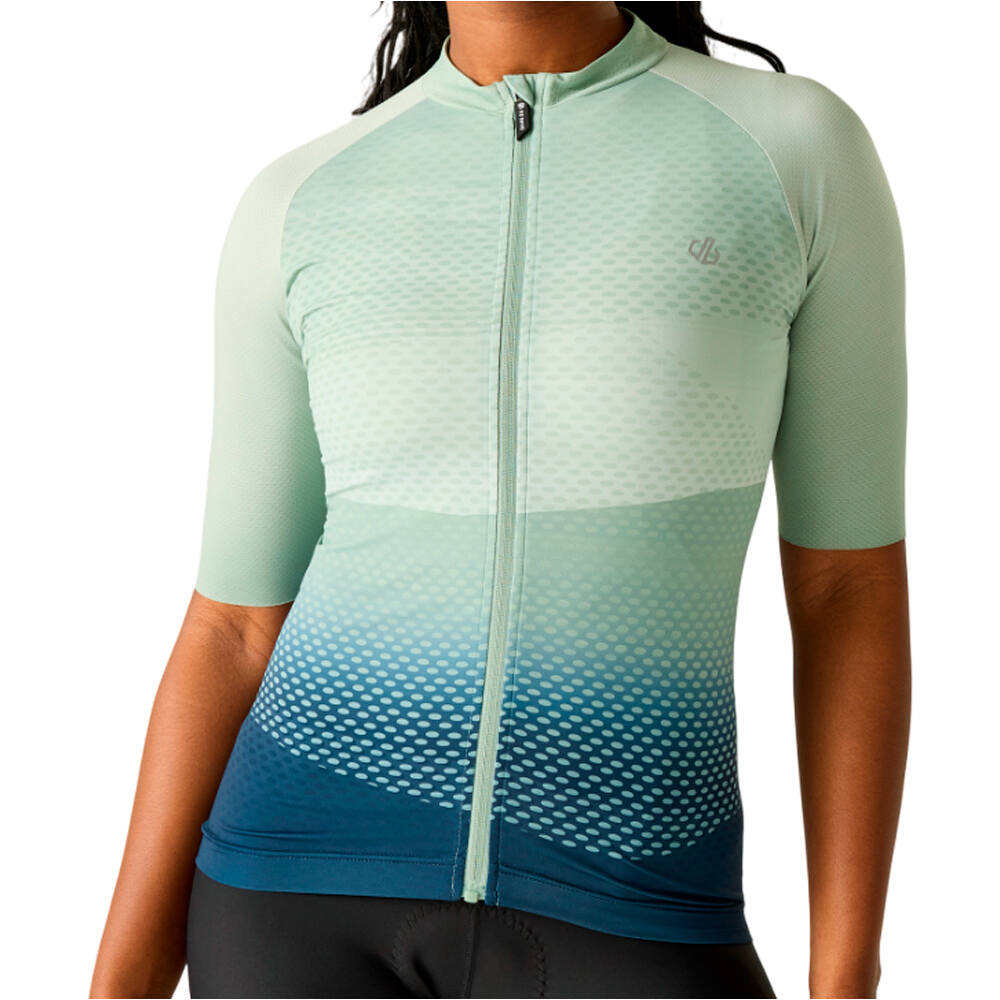 Lightnings/sprint maillot manga corta mujer Verde (14)