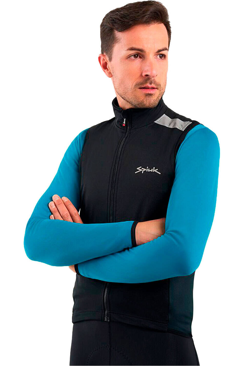 Anatomic chaleco ciclismo cortavientos Negro (L)