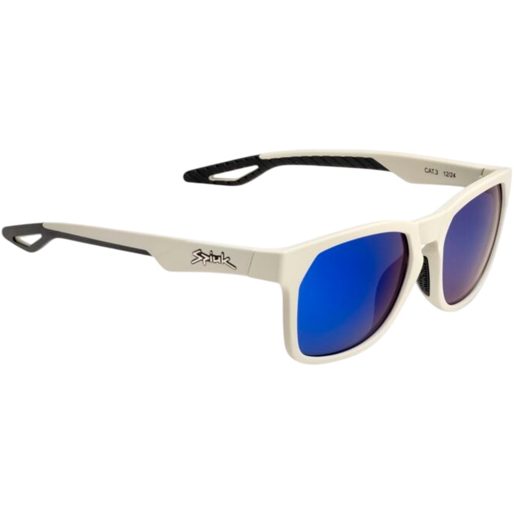 Spiuk nauka blanco lente espejo azul gafas ciclismo