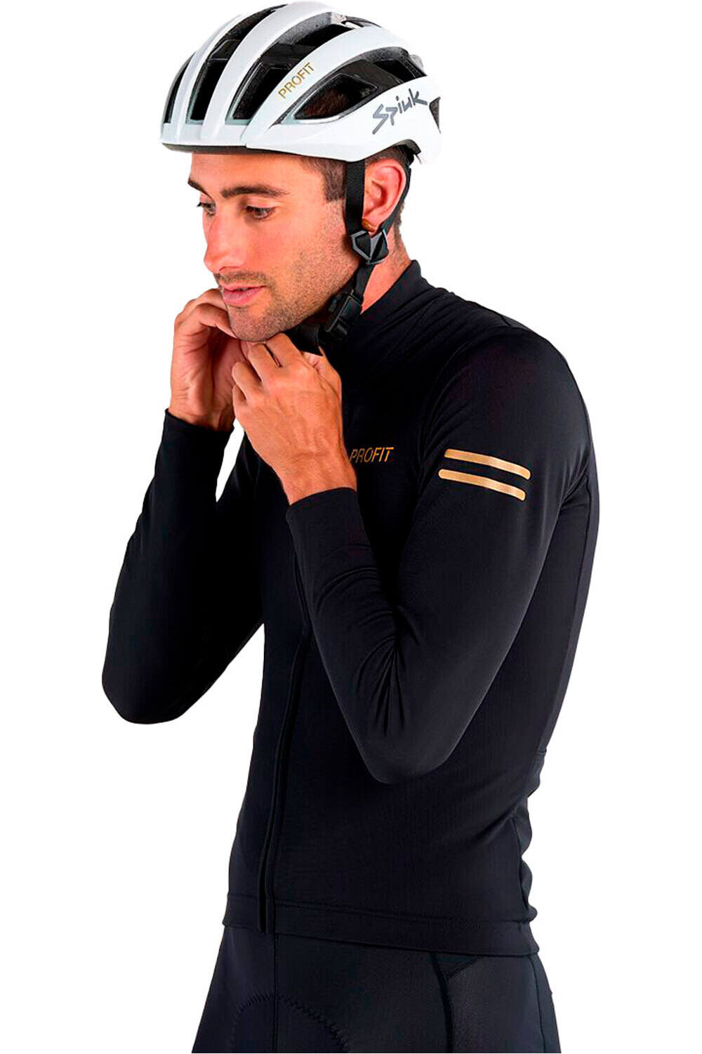 Profit coldrain maillot manga larga hombre Negro (XL)