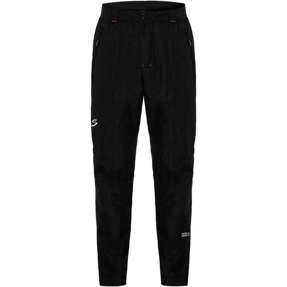 All terrain waterproof pantalón largo ciclismo hombre Negro (XL)