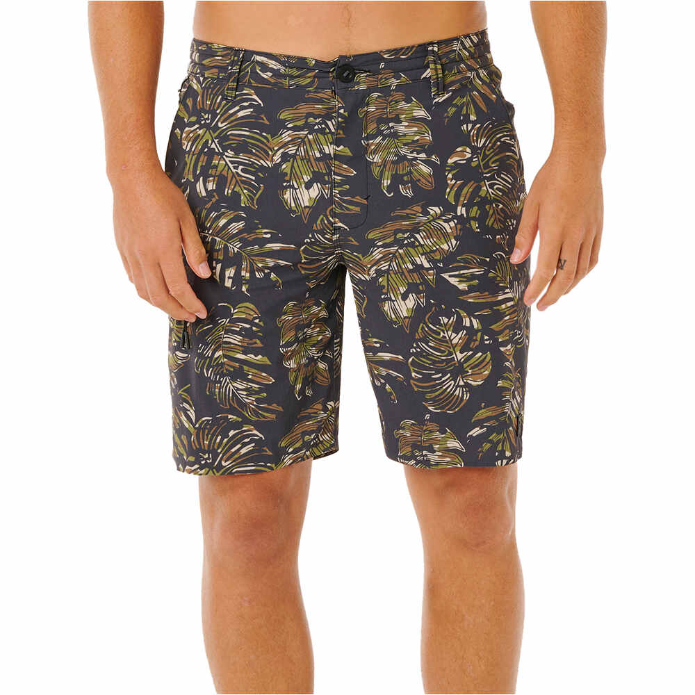 Boardwalk global entry bermudas hombre Negro (34)