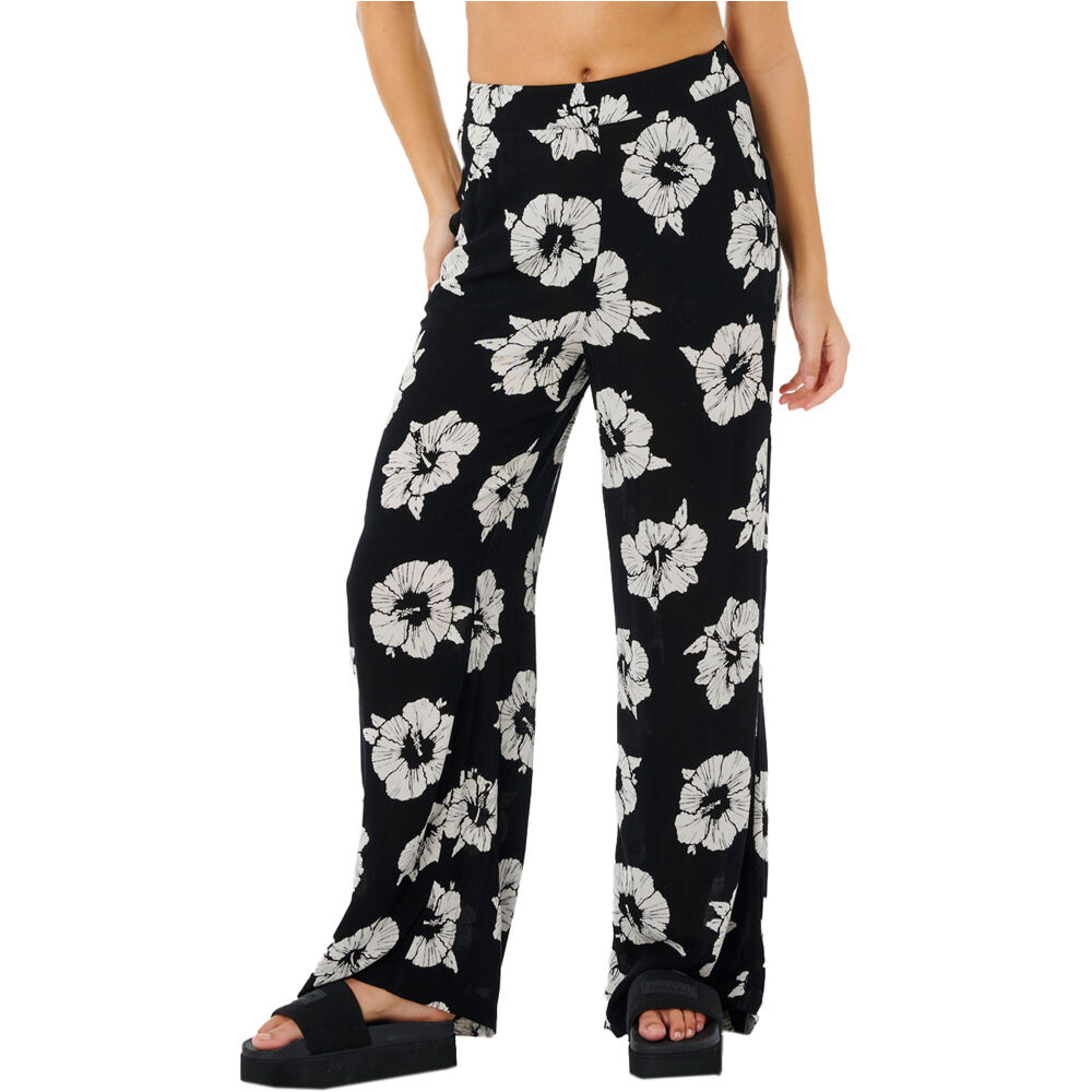 Party pack beach pantalón mujer Negro (XS)