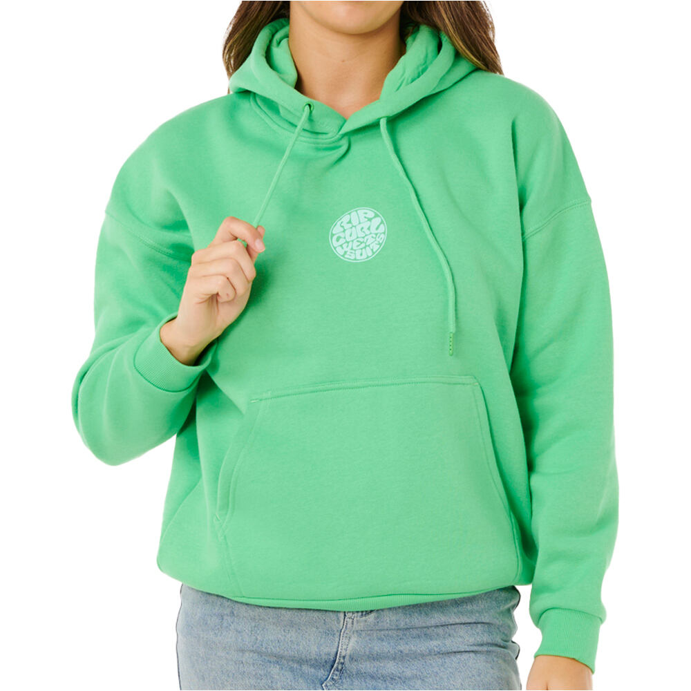 Icons of surf heritage sudadera mujer Verde (M)