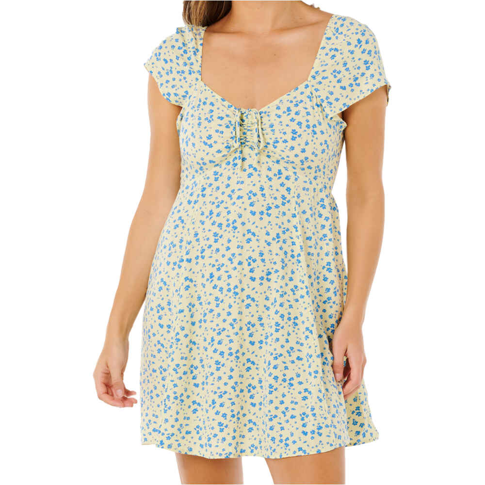 Surf side vestidos mujer Amarillo (M)