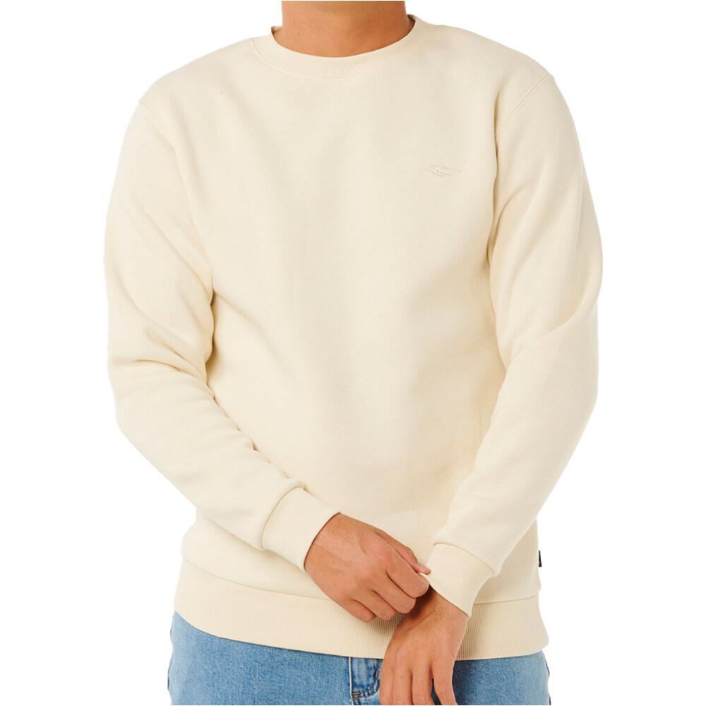 Classic surf sudadera hombre Blanco (L)