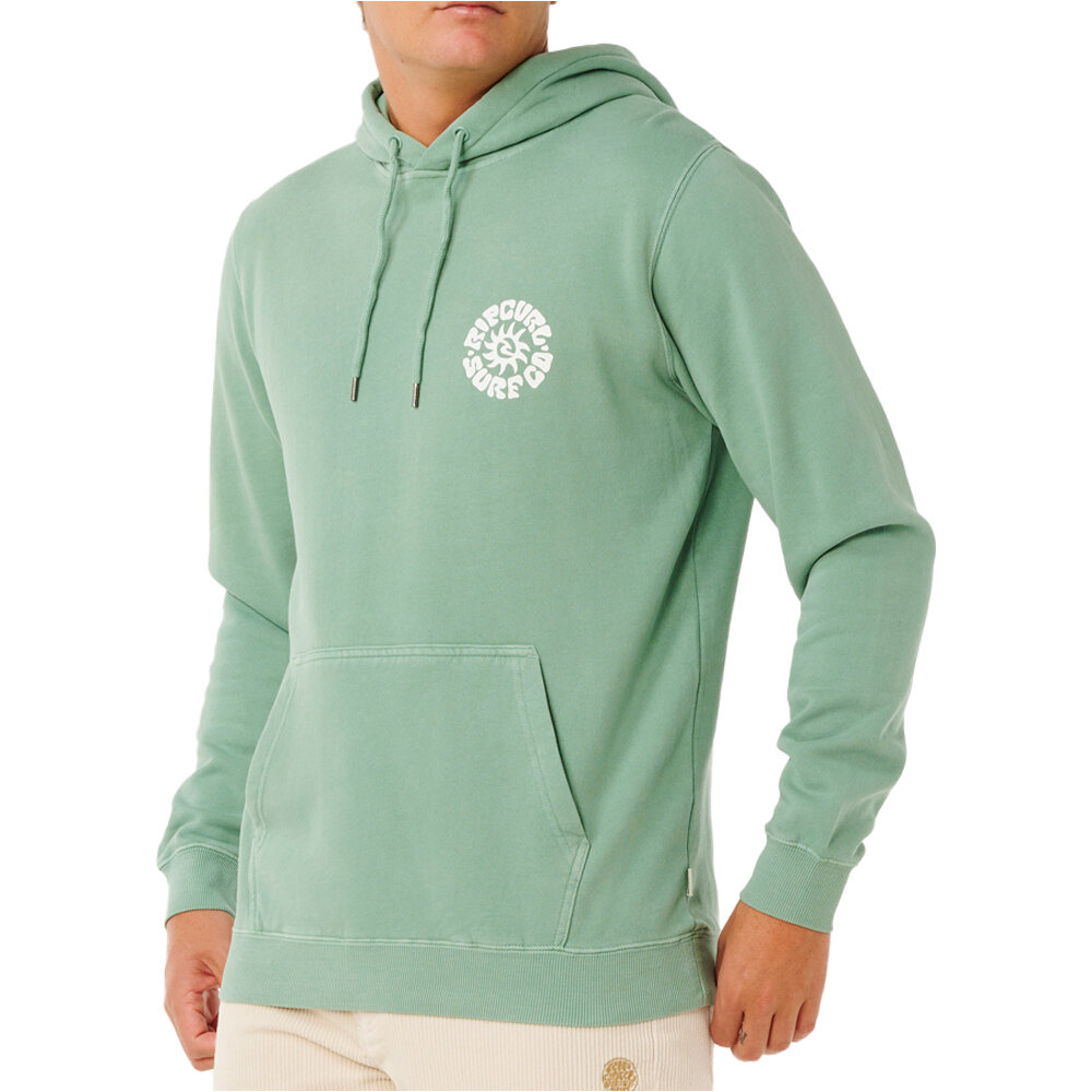 Pacific rinse sudadera hombre Verde (M)