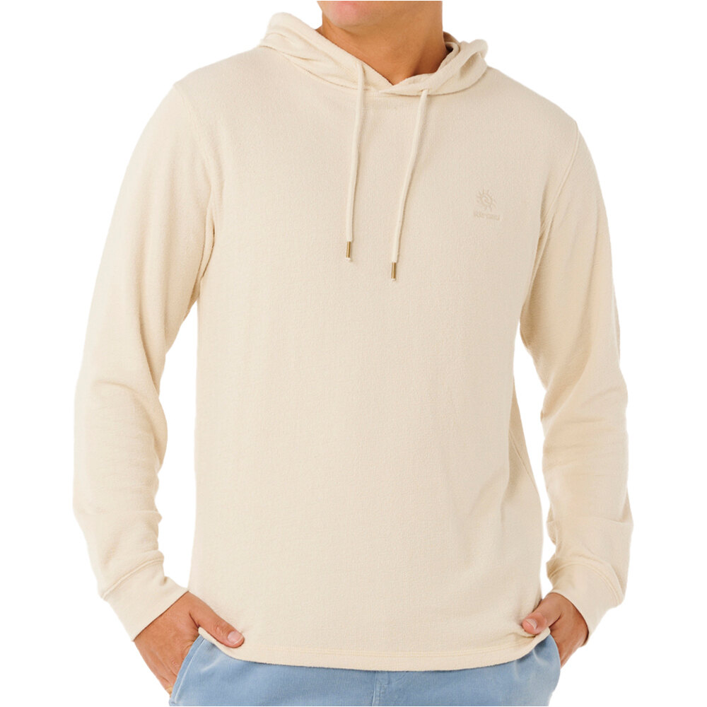 Pacific rinse tex sudadera hombre Blanco (S)