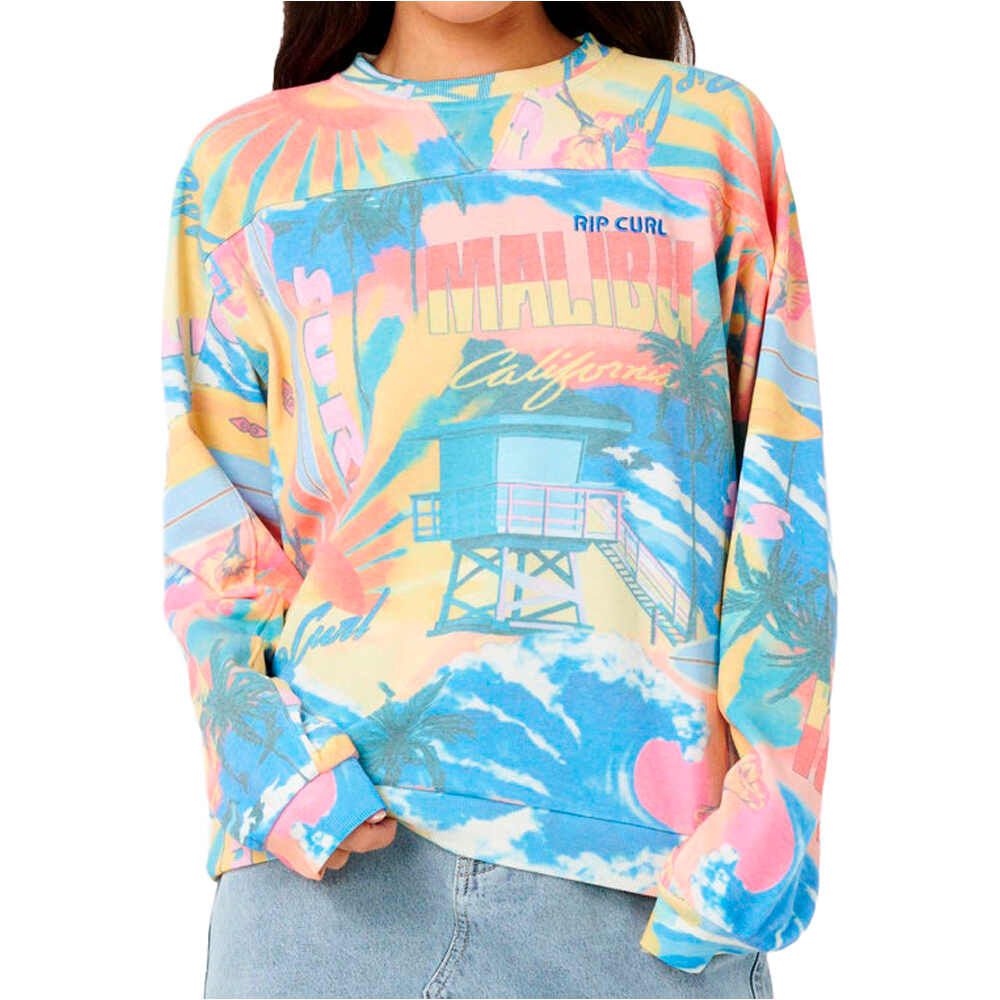 Surf side sudadera mujer Multicolor (S)