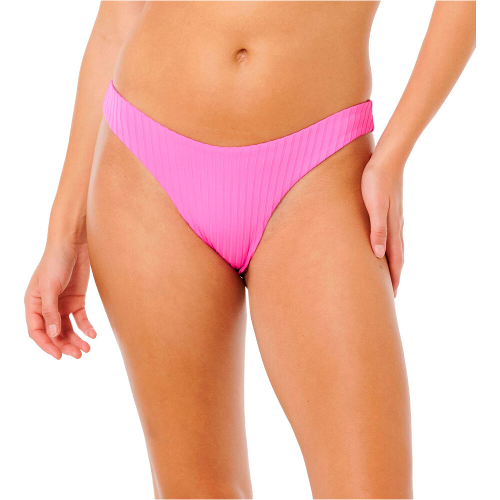 Premium surf hi leg skimpy braga bikini Rosa (XS)