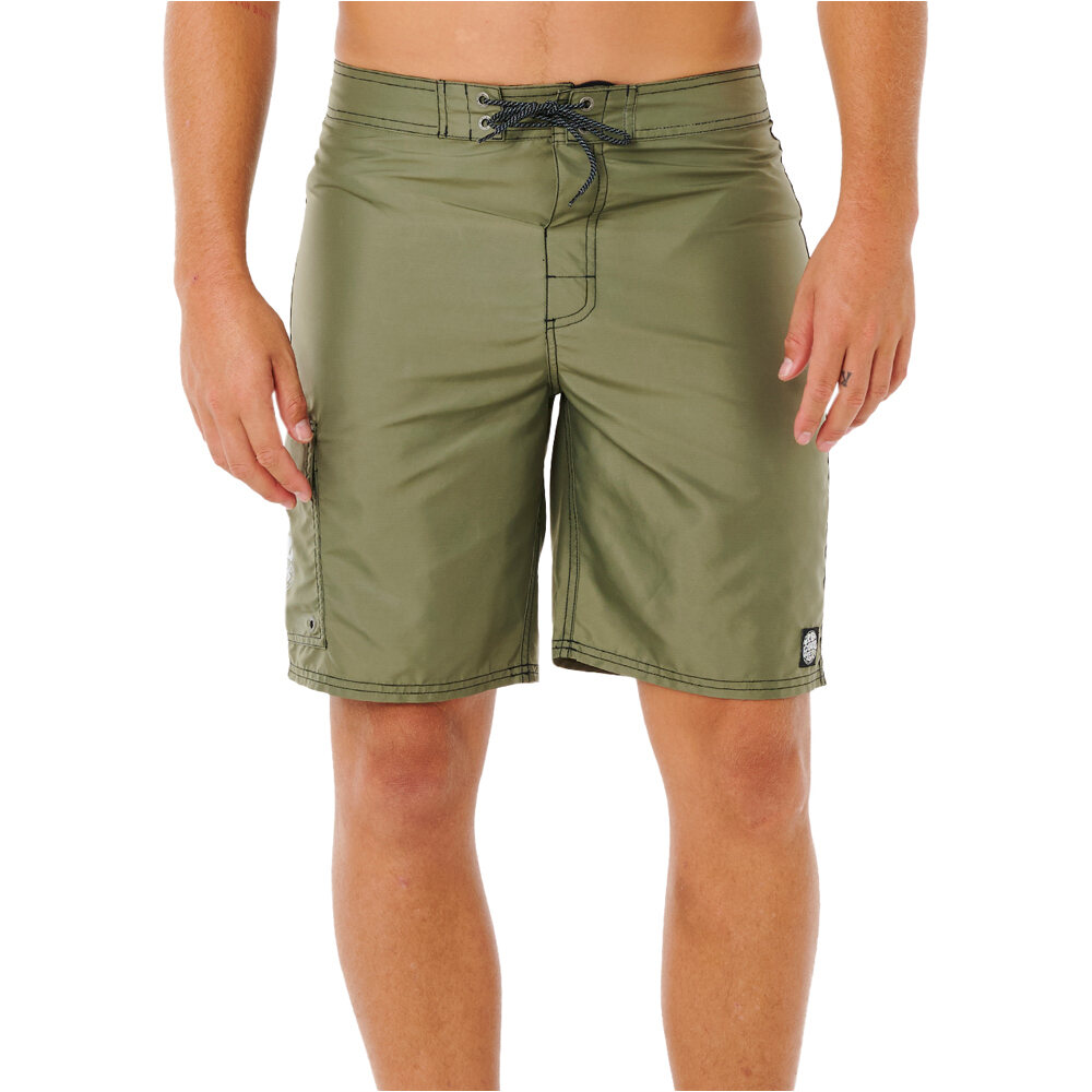 Premium surf boardshort bañador playa hombre Verde (32)