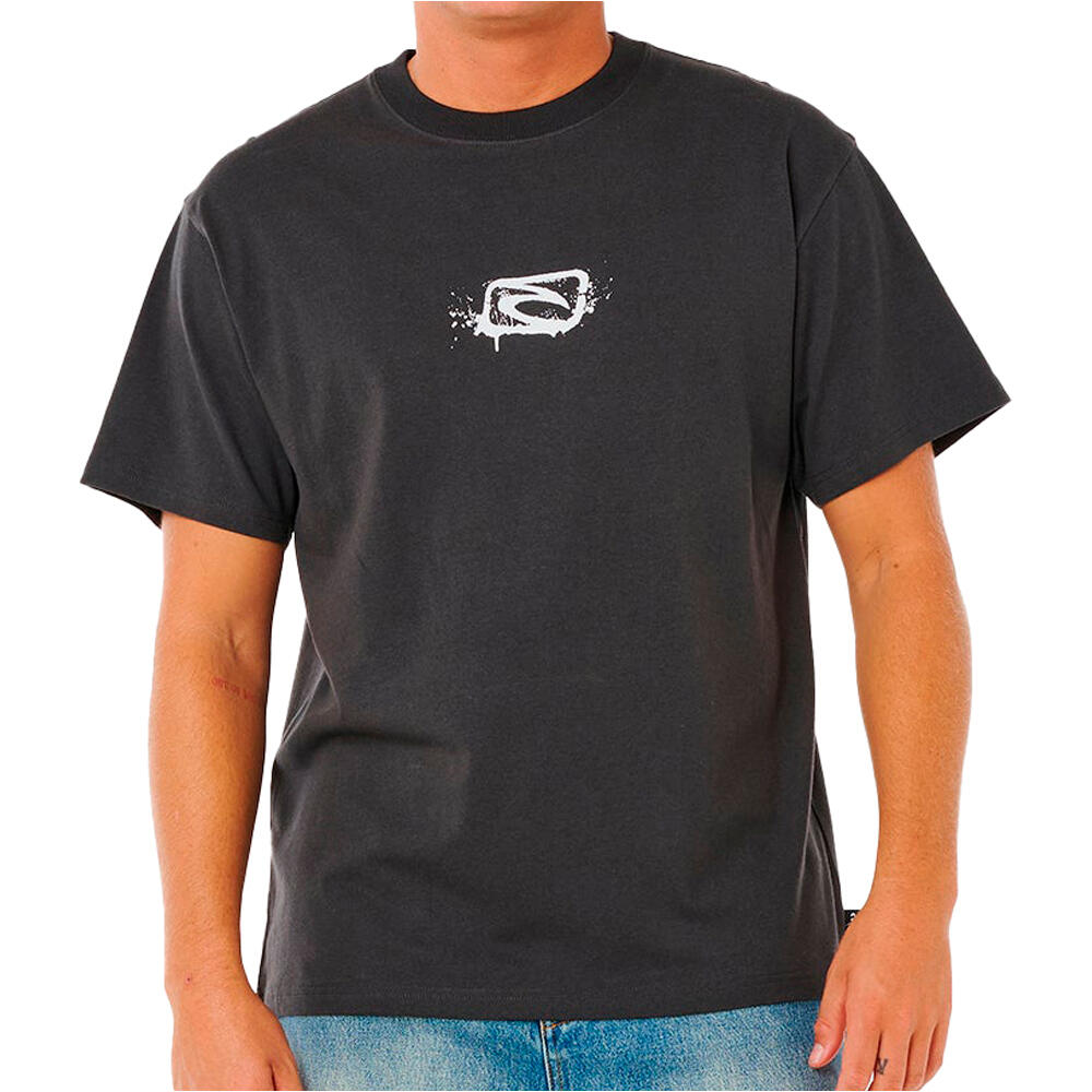 Medina inner vision spray camiseta manga corta hombre Negro (L)
