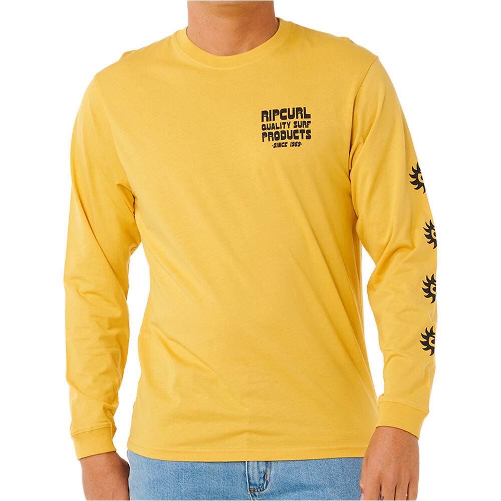 Pacific rinse camiseta manga larga hombre Naranja (XL)