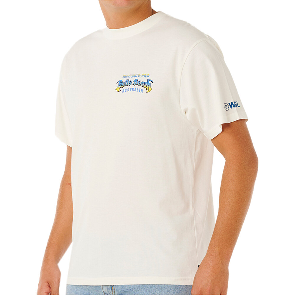 Bells pro 26 event camiseta manga corta hombre Blanco (S)