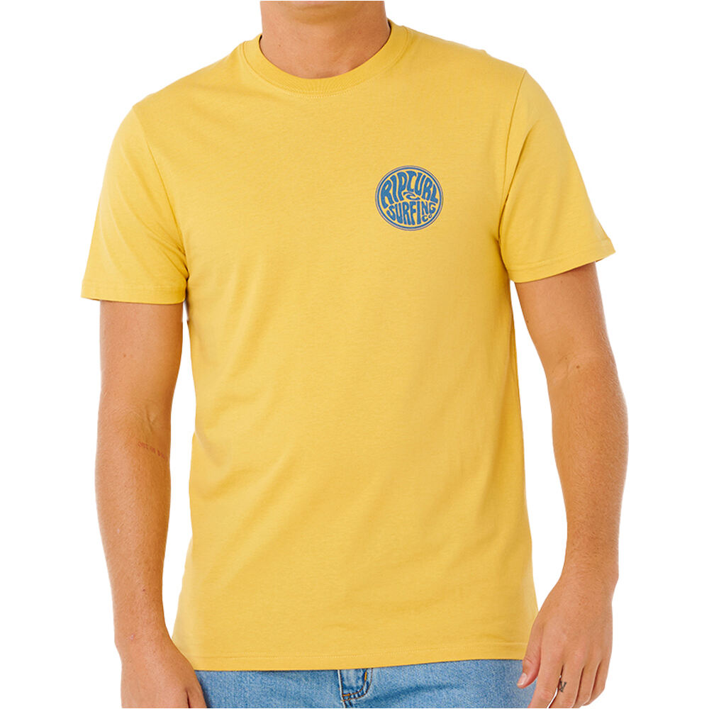 Streamline pass camiseta manga corta hombre Naranja (M)