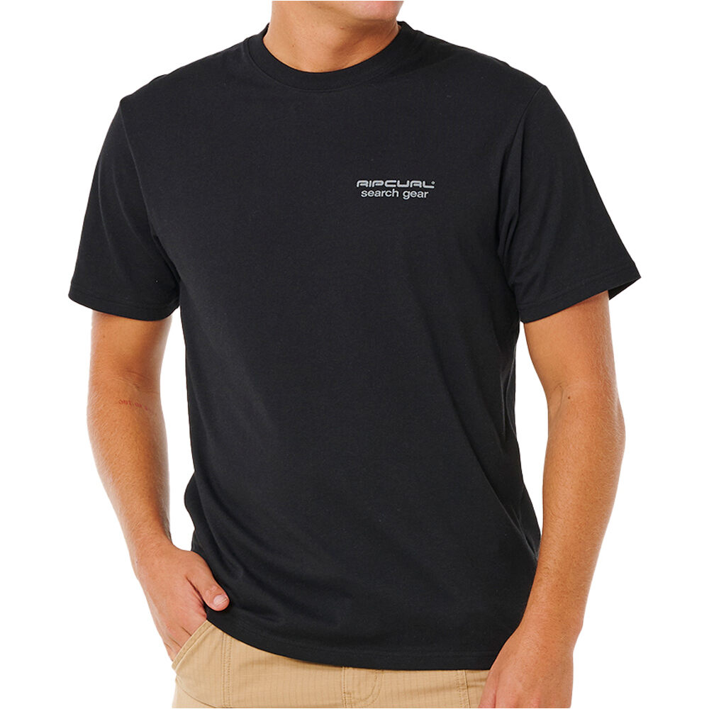 Vaporcool search peak camiseta manga corta hombre Negro (M)