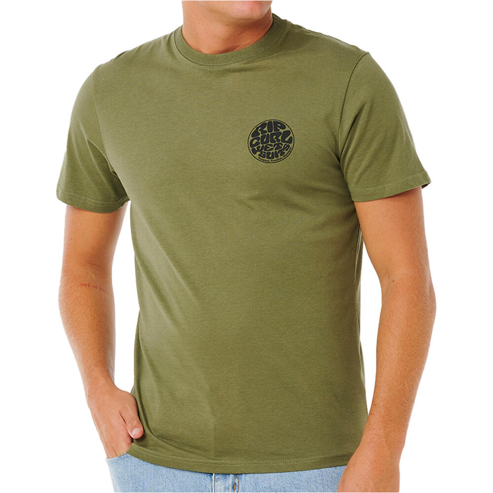 Wettie icon camiseta manga corta hombre Verde (XL)