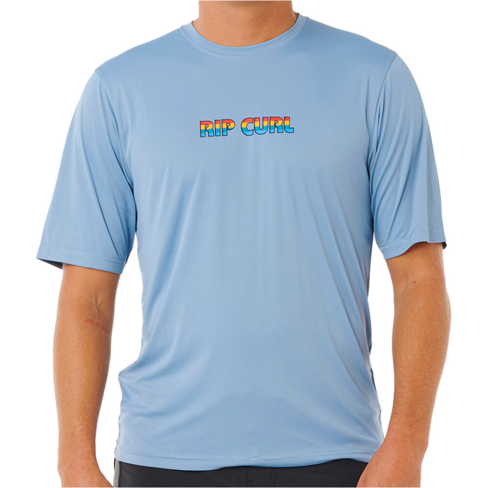 Icons of surflite upf camiseta manga corta hombre Azul (S)