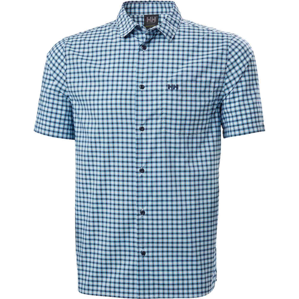 Fjord qd 20 camisa manga corta hombre Marino (L)