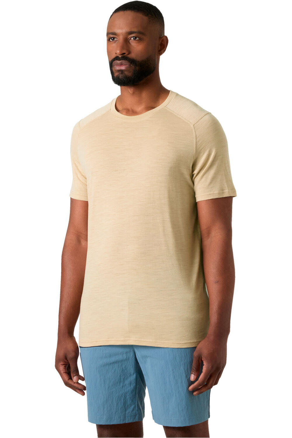 Durawool camiseta térmica manga corta hombre Verde (M)