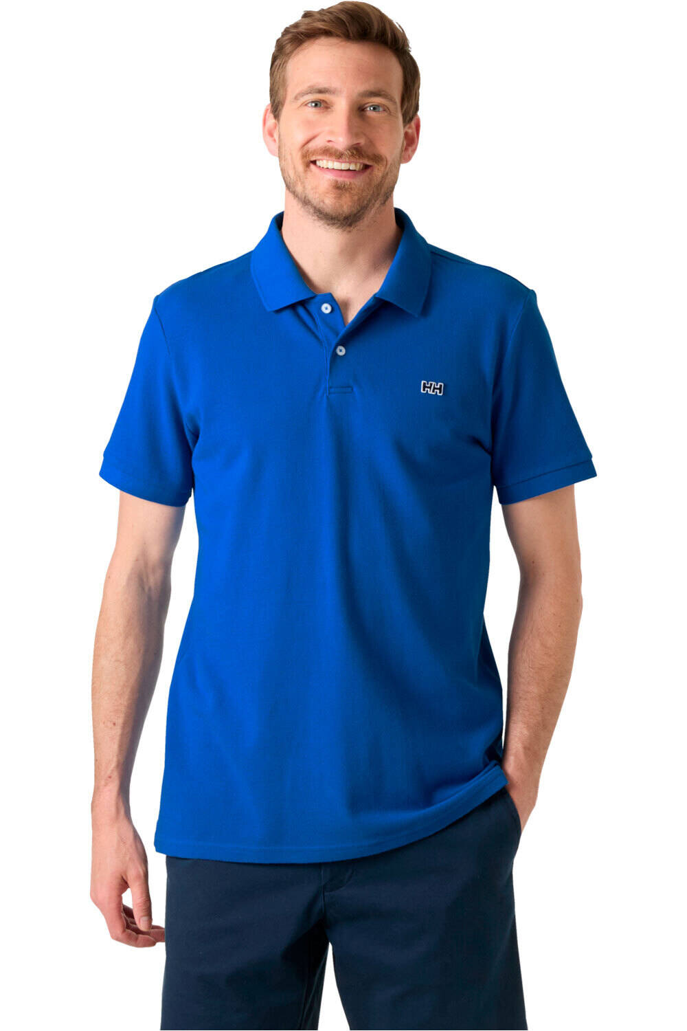 Hudson polo manga corta hombre Azul (S)