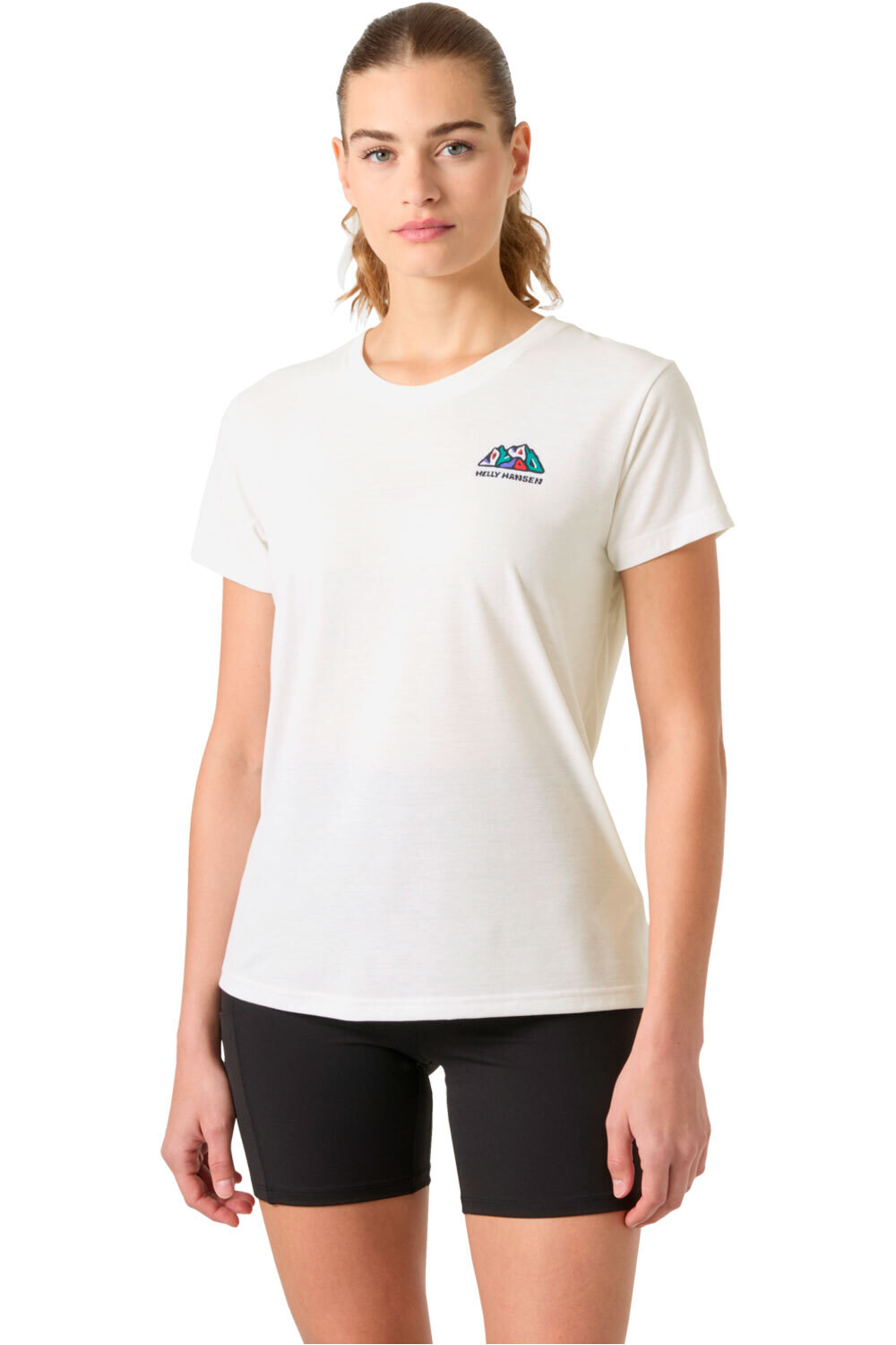 Helly Hansen skog graphic camiseta montaña manga corta mujer