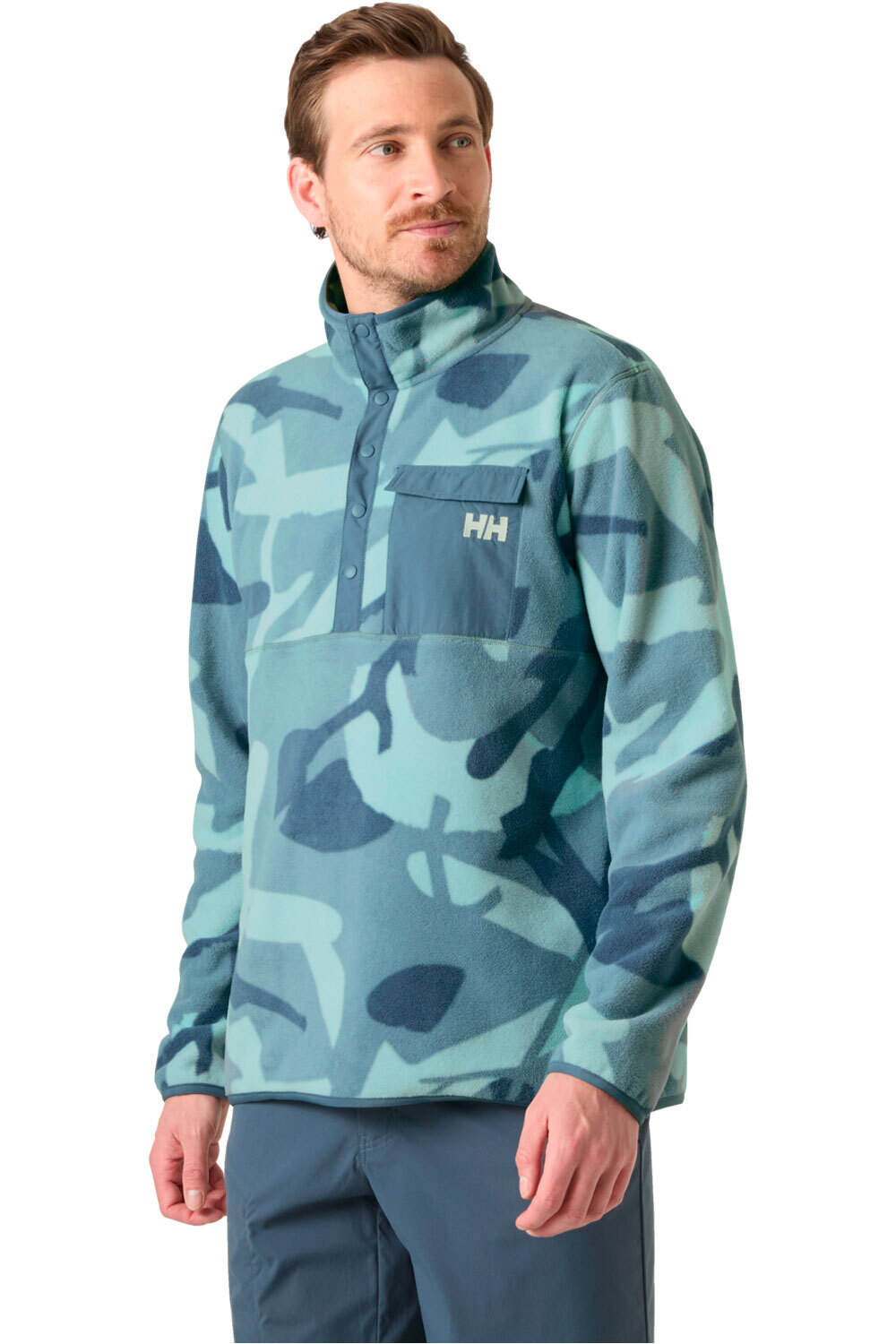 Maridalen printed forro polar hombre Azul (XL)