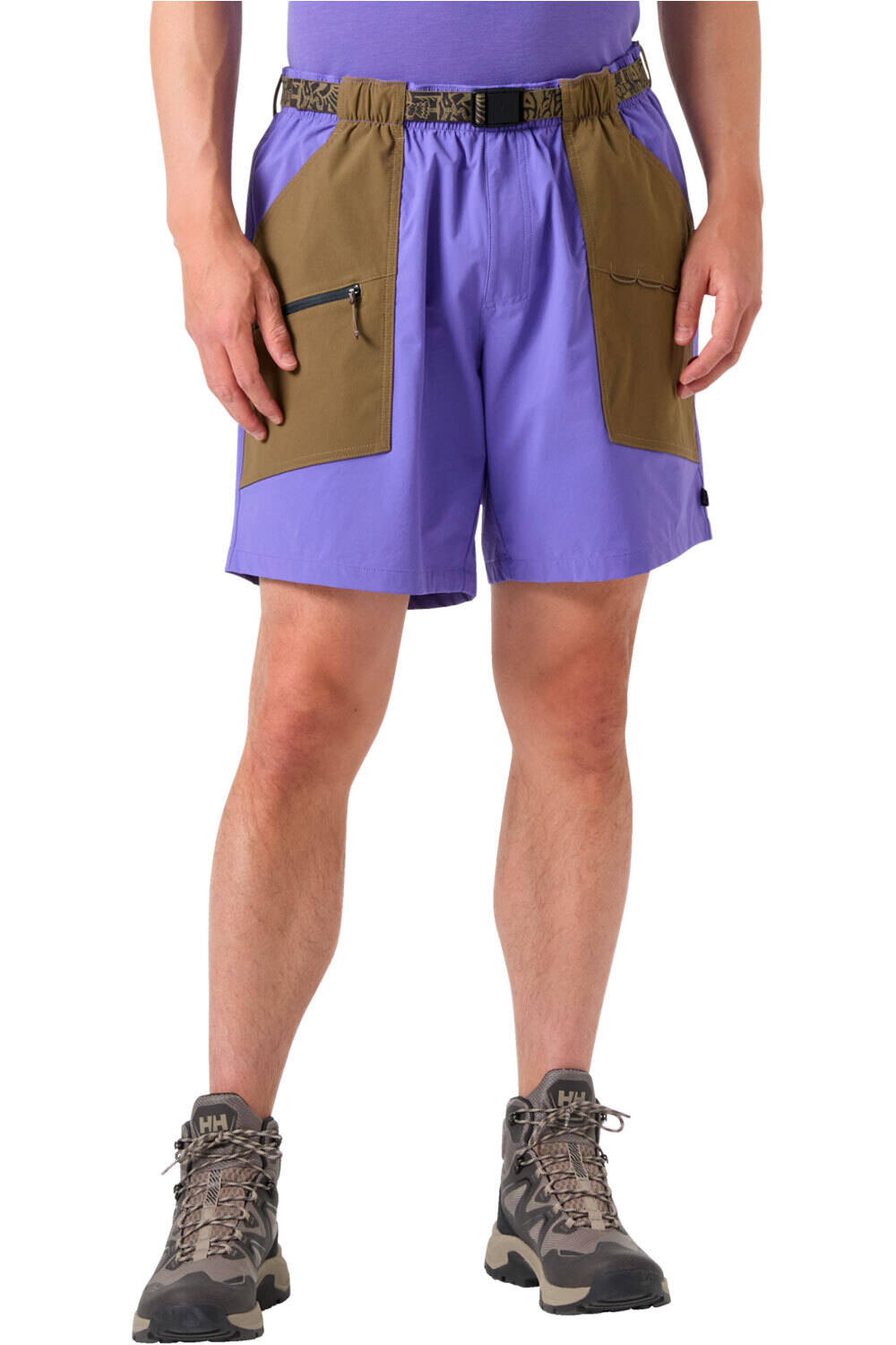 Awe relaxed pantalón corto montaña hombre Morado (XL)