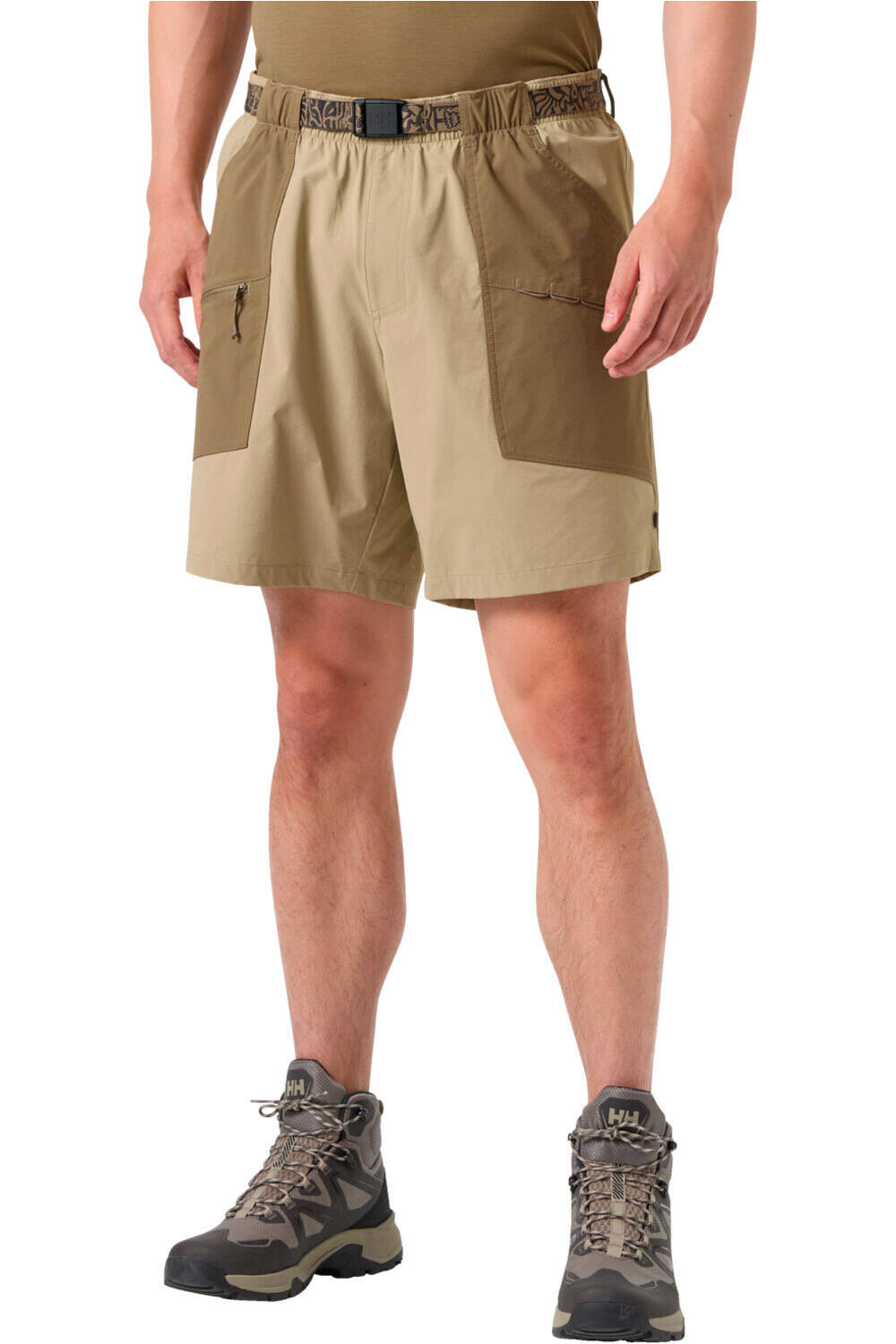 Awe relaxed pantalón corto montaña hombre Marron (XL)