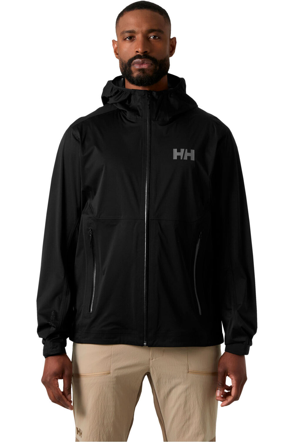 Momentum 3l stretch chaqueta impermeable hombre Negro (XL)
