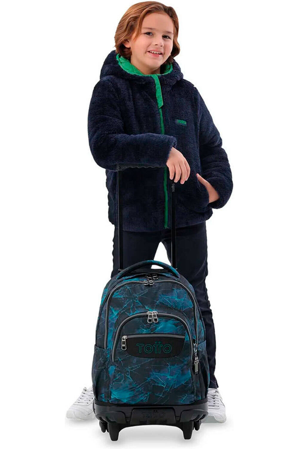 Totto ruedas bomper renglones mochila deporte