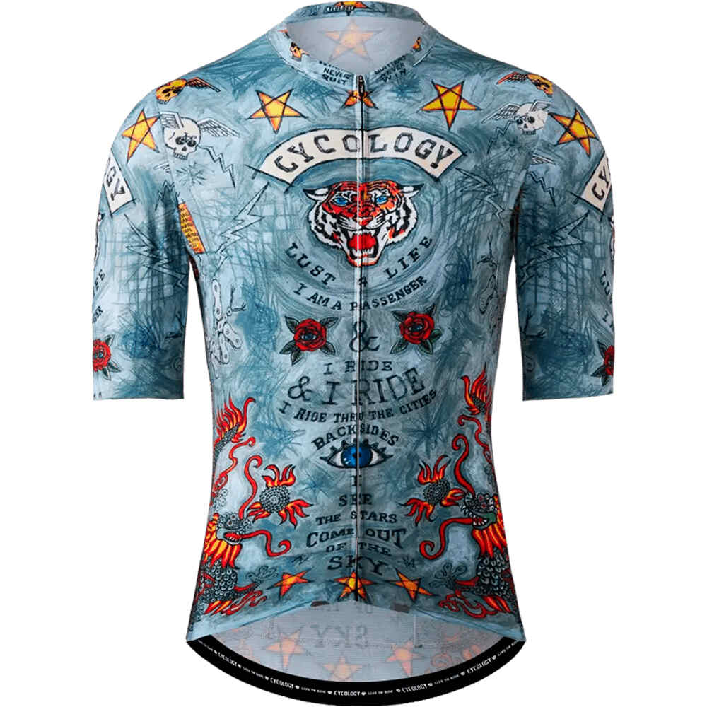 City of angels maillot manga corta hombre Gris (XL)